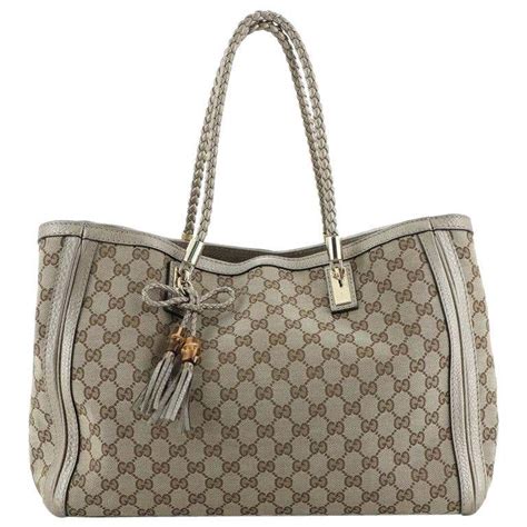 Gucci Gold Original GG Canvas Bella Tote QFBJVP0EDB021